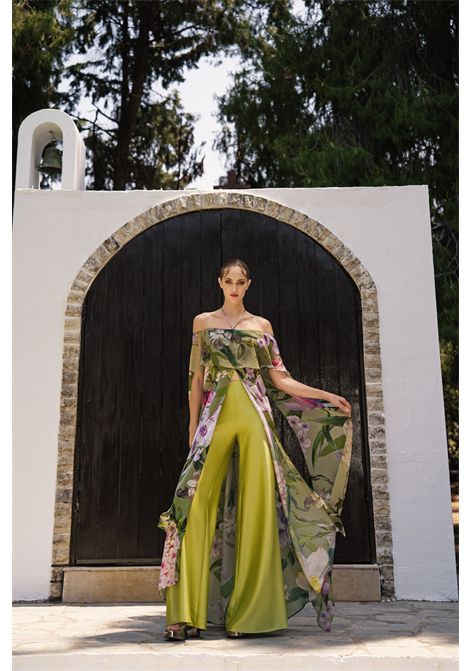 LONG BLOUSE AND PALAZZO TROUSERS SET MISCHALIS | dress | M4 11821